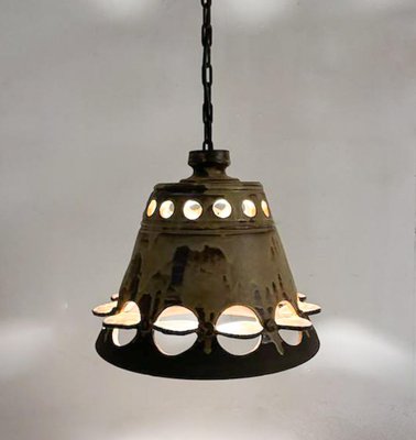 Mid-Century Scandinavian Modern Ceramic Pendant Lamp, 1960s-FGA-1741957