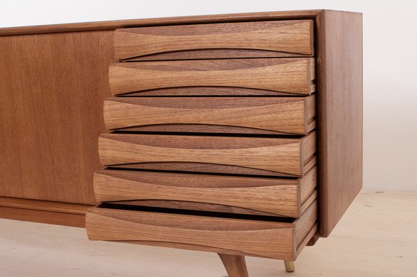 Mid-Century Scandinavian Modern Sideboard in Teak from Sven Andersen, 1950s-WZF-1734417