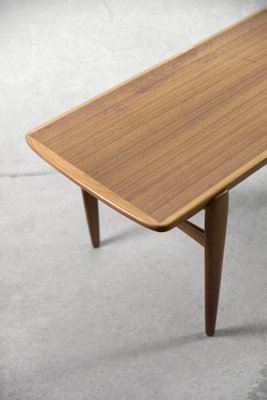 Mid-Century Scandinavian Modern Teak Coffee Table, 1960s-ZAA-1306456