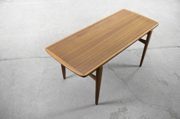 Mid-Century Scandinavian Modern Teak Coffee Table, 1960s-ZAA-1306456