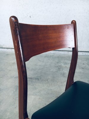 Mid-Century Scandinavian Modern Teak Dining Chairs, Set of 4-RQV-1078217