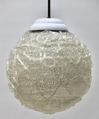 Mid-Century Scandinavian Pendant Light with Acrylic Optical Shade, 1960-MJY-1383782