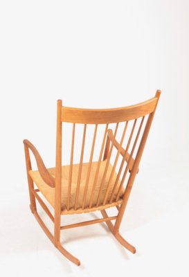 Mid-Century Scandinavian Rocking Chair in Oak by Hans Wegner for FDB, 1950s-FK-1048820