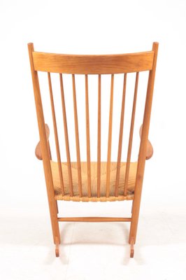 Mid-Century Scandinavian Rocking Chair in Oak by Hans Wegner for FDB, 1950s-FK-1048820