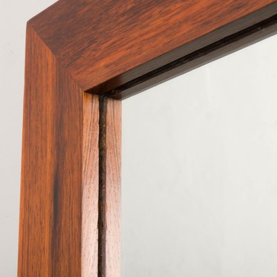 Mid-Century Scandinavian Rosewood Console with Mirror, Denmark, 1960s, Set of 2-UE-1724898