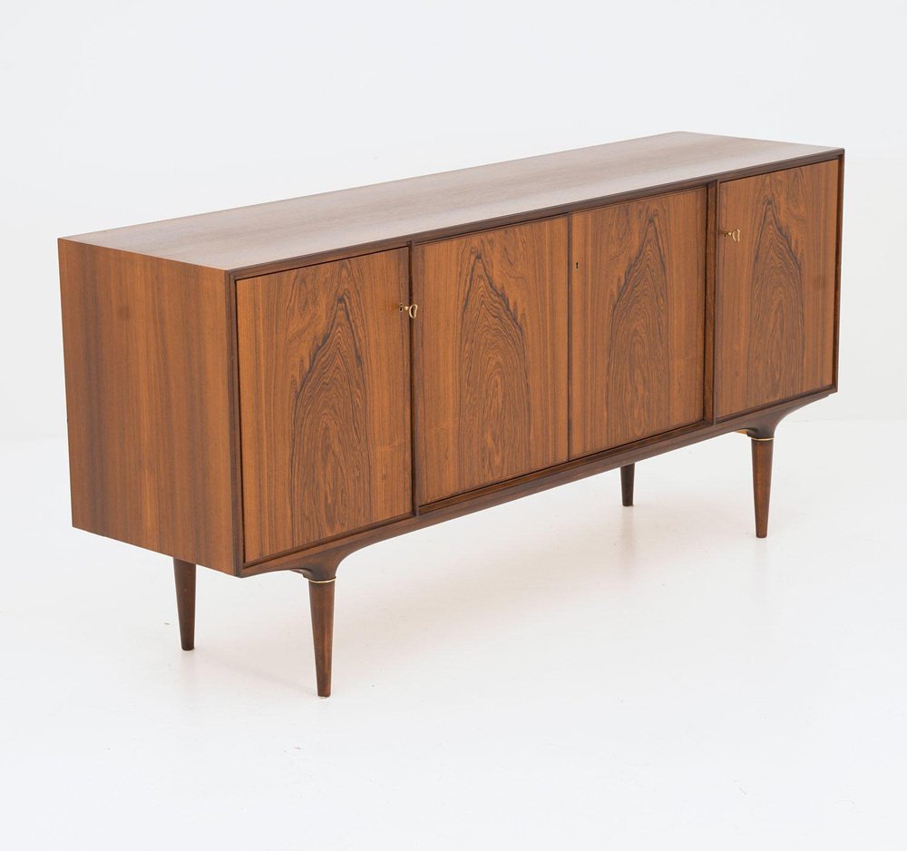 Mid-Century Scandinavian Rosewood Sideboard Cortina attributed to Svante Skogh, 1960s