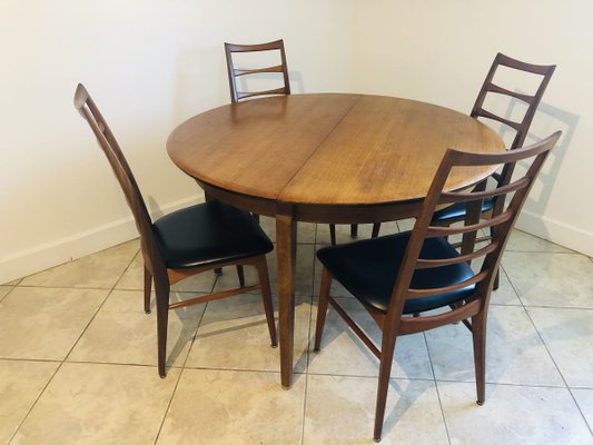 Mid-Century Scandinavian Style Teak Dining Table, 1960s-OJT-885657