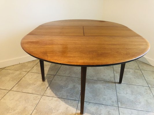 Mid-Century Scandinavian Style Teak Dining Table, 1960s-OJT-885657