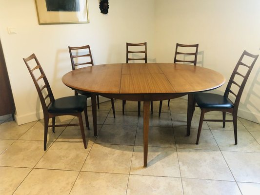 Mid-Century Scandinavian Style Teak Dining Table, 1960s-OJT-885657