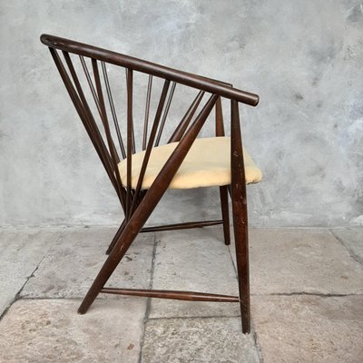 Mid-Century Scandinavian Sunfeather Chair attributed to Sonna Rosen, 1950s-TDA-1376417