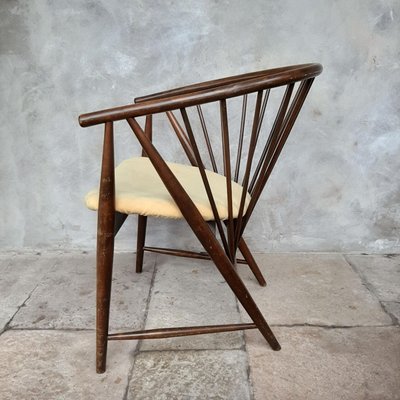 Mid-Century Scandinavian Sunfeather Chair attributed to Sonna Rosen, 1950s-TDA-1376417