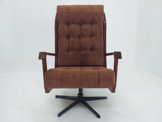 Mid-Century Scandinavian Swivel Armchair, Norway, 1970s-TZ-824603