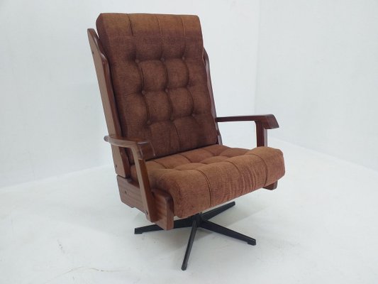 Mid-Century Scandinavian Swivel Armchair, Norway, 1970s-TZ-824603