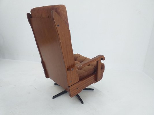 Mid-Century Scandinavian Swivel Armchair, Norway, 1970s-TZ-824603