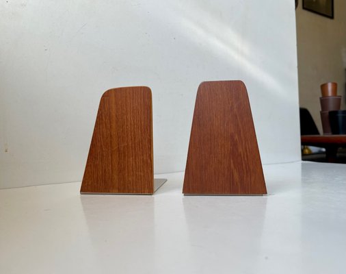 Mid-Century Scandinavian Teak Bookends, 1960s, Set of 2-LCR-1005402