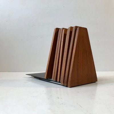 Mid-Century Scandinavian Teak Bookends from Esa, 1970s, Set of 9-LCR-974736