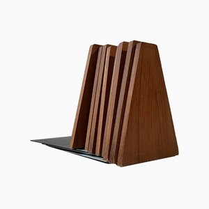 Mid-Century Scandinavian Teak Bookends from Esa, 1970s, Set of 9-LCR-974736