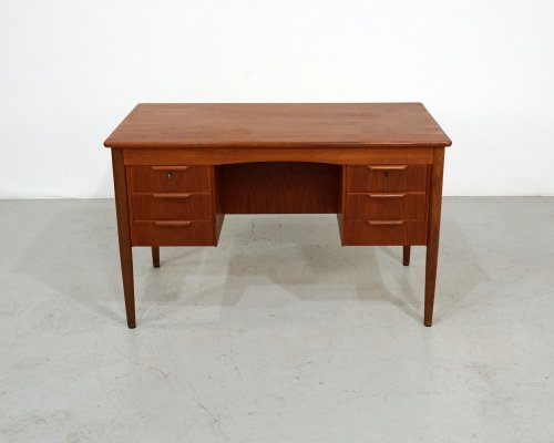 Mid-Century Scandinavian Teak Desk, 1960s-KA-1150570