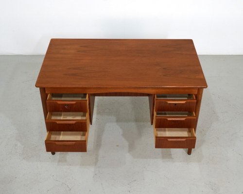 Mid-Century Scandinavian Teak Desk, 1960s-KA-1150570