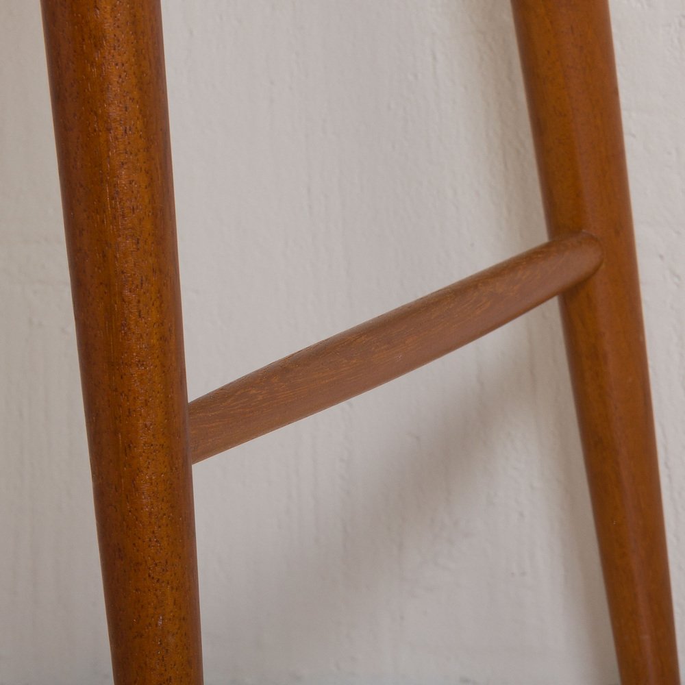 Mid-Century Scandinavian Teak Desk with 3 Lockable Drawers by John Texmon for Blindheim Mobelfabrik, 1960s