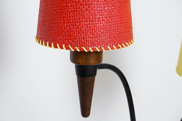 Mid-Century Scandinavian Teak Floor Lamp, 1950s-URD-1107685