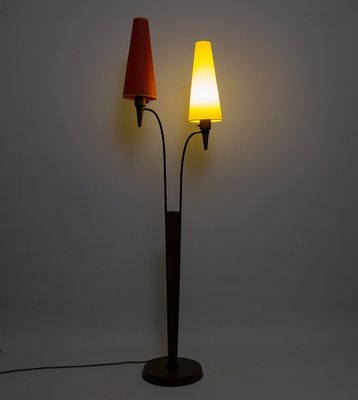 Mid-Century Scandinavian Teak Floor Lamp, 1950s-URD-1107685