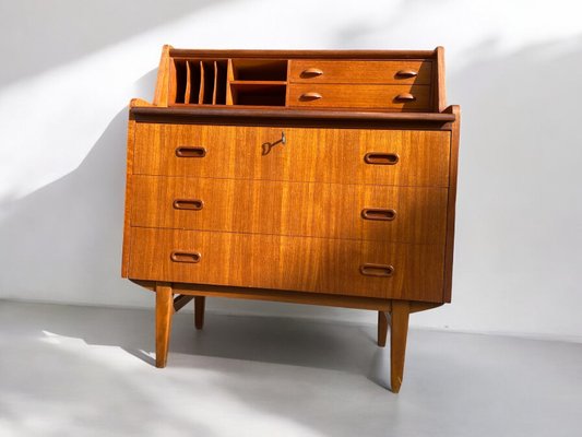 Mid-Century Scandinavian Teak Secretary, 1960s-PYR-2033725