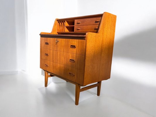 Mid-Century Scandinavian Teak Secretary, 1960s-PYR-2033725