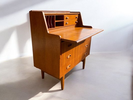 Mid-Century Scandinavian Teak Secretary, 1960s-PYR-2033725