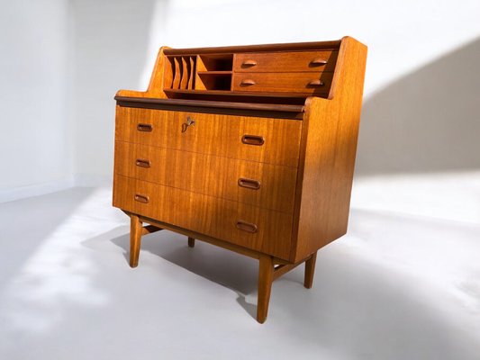 Mid-Century Scandinavian Teak Secretary, 1960s-PYR-2033725