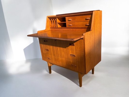 Mid-Century Scandinavian Teak Secretary, 1960s-PYR-2033725