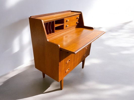 Mid-Century Scandinavian Teak Secretary, 1960s-PYR-2033725