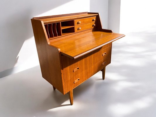 Mid-Century Scandinavian Teak Secretary, 1960s-PYR-2033725