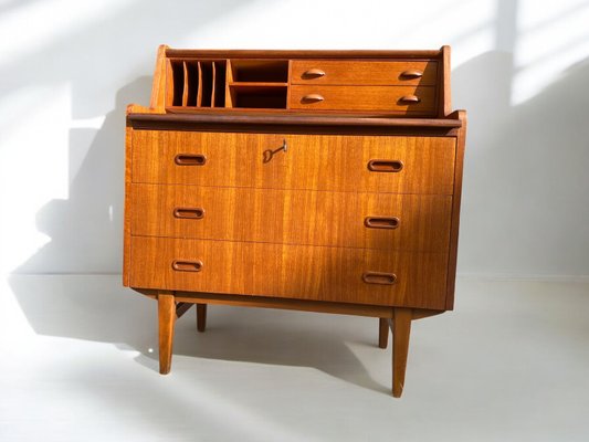 Mid-Century Scandinavian Teak Secretary, 1960s-PYR-2033725