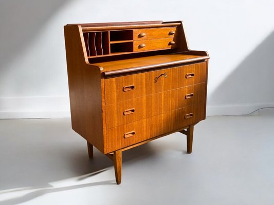 Mid-Century Scandinavian Teak Secretary, 1960s-PYR-2033725