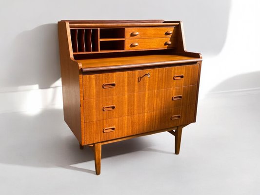 Mid-Century Scandinavian Teak Secretary, 1960s-PYR-2033725