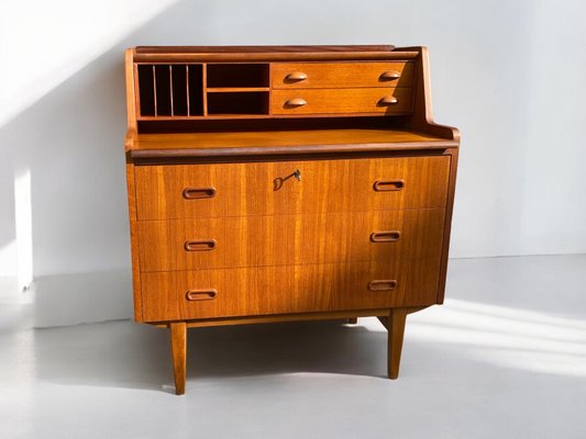 Mid-Century Scandinavian Teak Secretary, 1960s-PYR-2033725