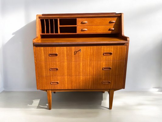 Mid-Century Scandinavian Teak Secretary, 1960s-PYR-2033725