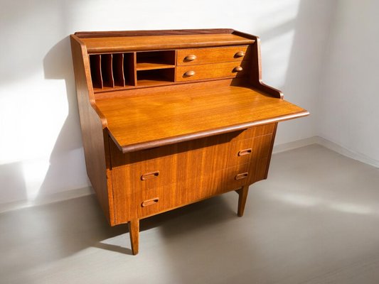 Mid-Century Scandinavian Teak Secretary, 1960s-PYR-2033725