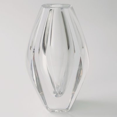 Mid-Century Scandinavian Ventana Glass Vase by Mona Morales-Schildt for Kosta, Sweden, 1950s-BMM-1334840