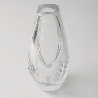 Mid-Century Scandinavian Ventana Glass Vase by Mona Morales-Schildt for Kosta, Sweden, 1950s-BMM-1334840