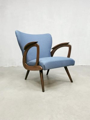 Mid-Century Scandinavian Wingback Chair-BW-1261471