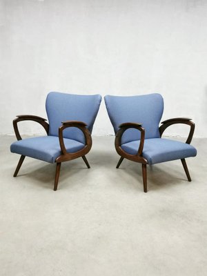 Mid-Century Scandinavian Wingback Chair-BW-1261471