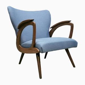 Mid-Century Scandinavian Wingback Chair-BW-1261471