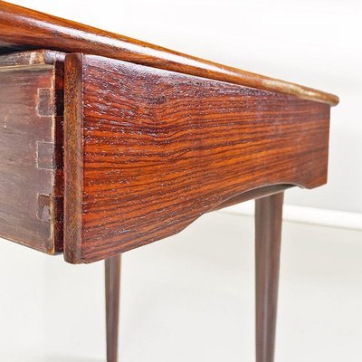 Mid-Century Scandinavian Wooden Table with Central Drawer, 1960s-GDD-1776509