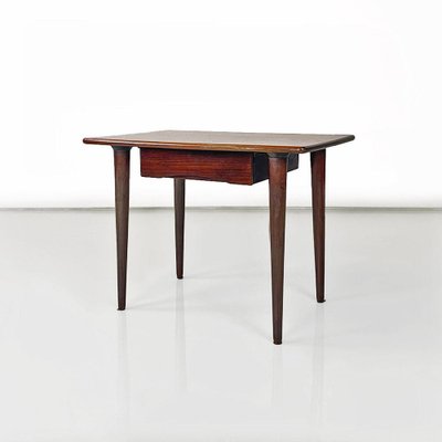 Mid-Century Scandinavian Wooden Table with Central Drawer, 1960s-GDD-1776509