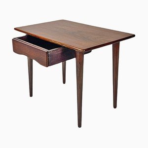 Mid-Century Scandinavian Wooden Table with Central Drawer, 1960s-GDD-1776509