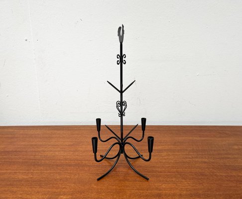 Mid-Century Scandinavian X-Mas Metal Candleholder by Gunnar Ander, 1960s-UAH-2020565