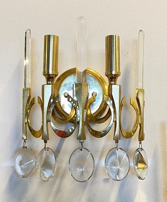 Mid-Century Sconces by Gaetano Sciolari, 1960s, Set of 2-NPC-805668