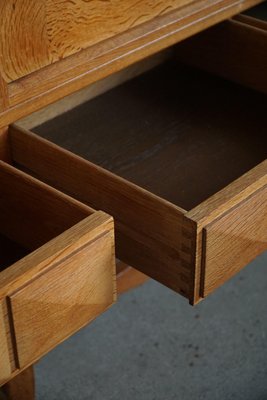 Mid-Century Sculptural Sideboard in Solid Oak, by a Danish Cabinetmaker, 1950s-MXF-1359180